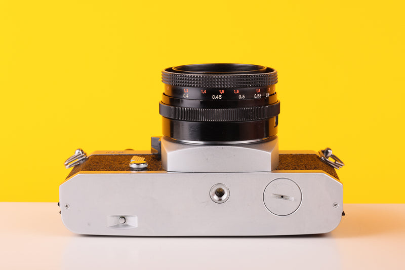 Chinon CX 35mm SLR Film Camera with Carl Zeiss Jena 50mm f/2.8