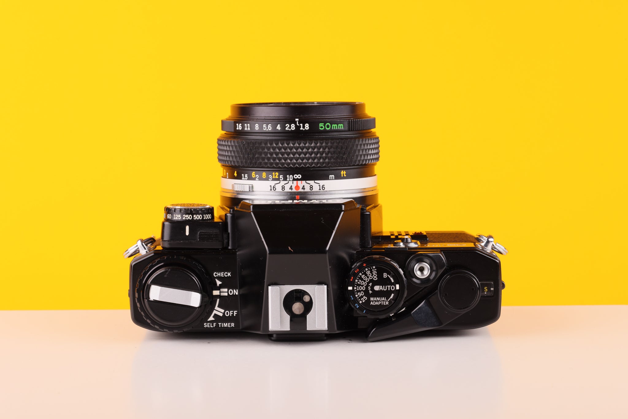 Olympus OM10 Black 35mm SLR Film Camera with Olympus OM-System