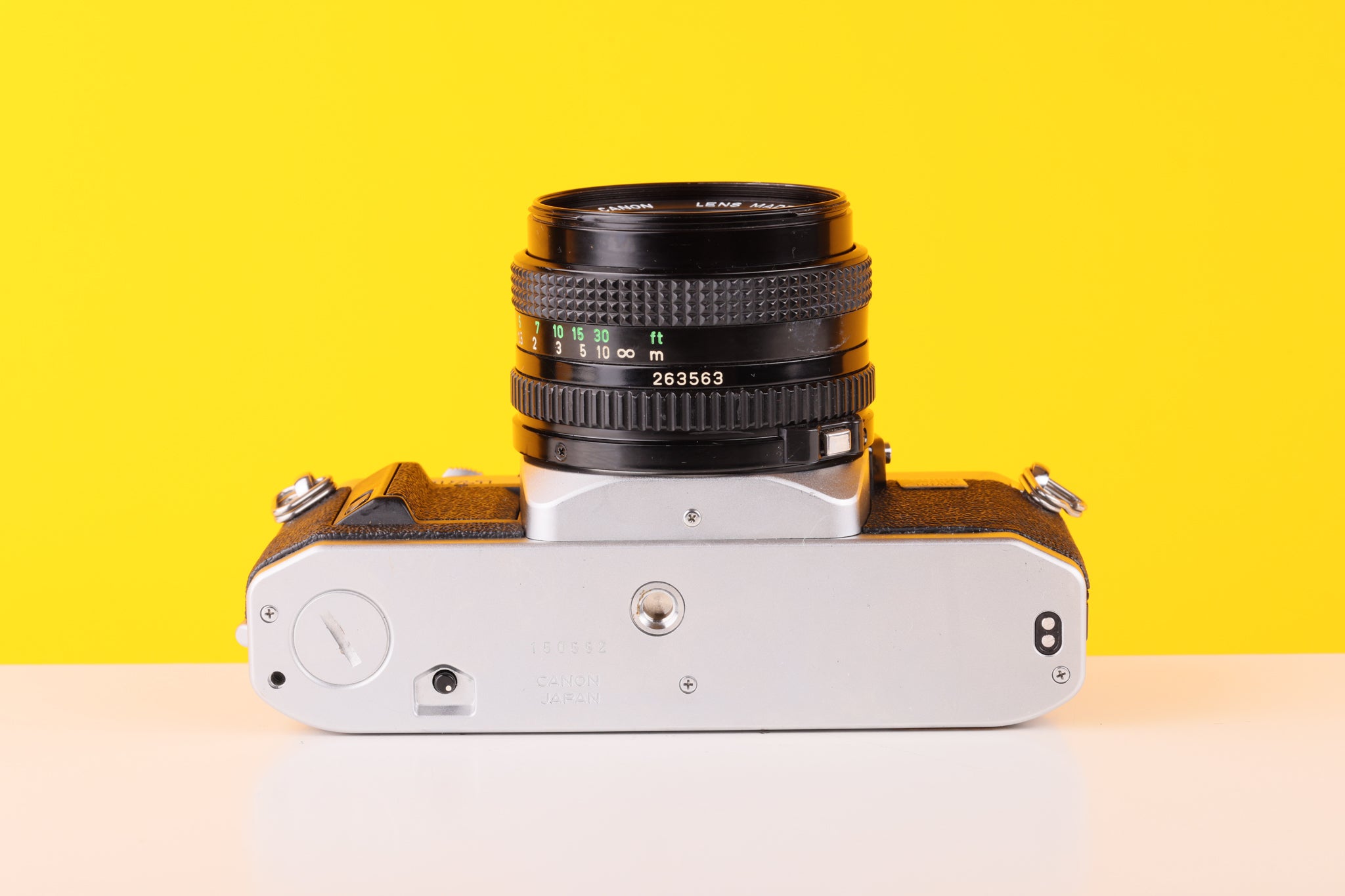 Canon AV-1 35mm Film Camera with Canon FD 50mm f/1.8 Prime lens