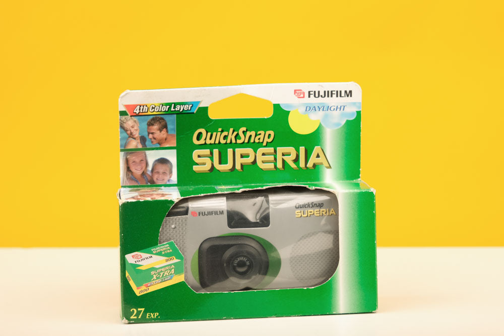 Fujifilm Quick Snap Superia 35mm Expired Disposable Camera