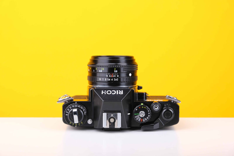 Ricoh KR-10 35mm SLR Film Camera with Ricoh Rikenon 50mm f2 Lens