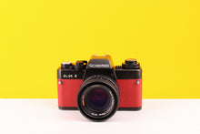 Load image into Gallery viewer, Rolleiflex SL35 E 35mm Film Camera with Rollei Planar 50mm f1.8 Lens in Red
