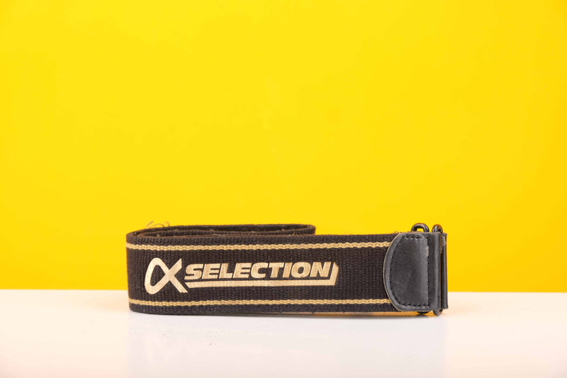Selection Black & Gold Camera Strap
