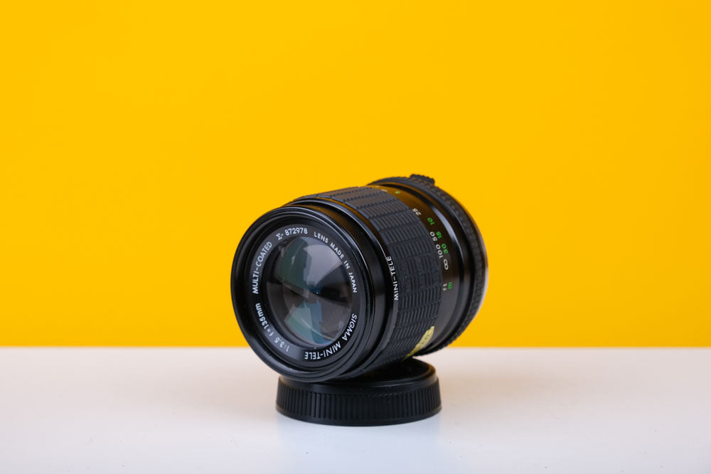 Sigma Mini-Tele 135mm f/3.5 Lens OM Mount with Case