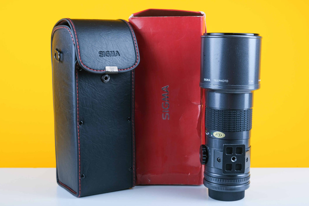 Sigma 400mm f5.6 Multi-Coated Telephoto Lens for Canon FD mount