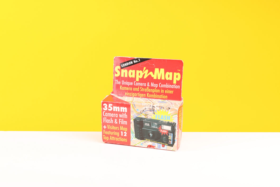 Snap Map 35mm Disposable Expired Film Camera