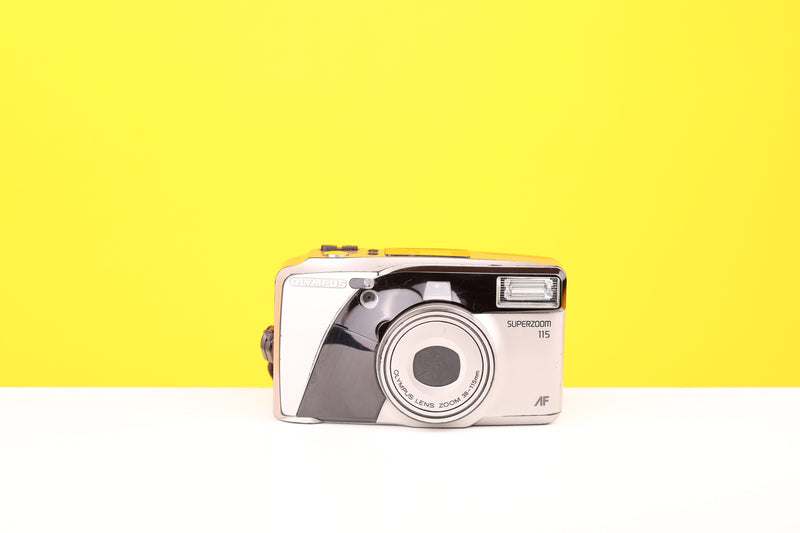 Olympus Superzoom 115 35mm Point and Shoot Film Camera