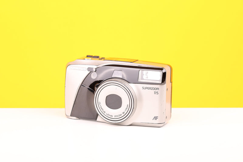 Olympus Superzoom 115 35mm Point and Shoot Film Camera