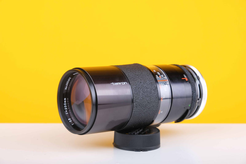Tamron Auto Multi C. 200mm f3.5 Telephoto Lens Canon FD Mount