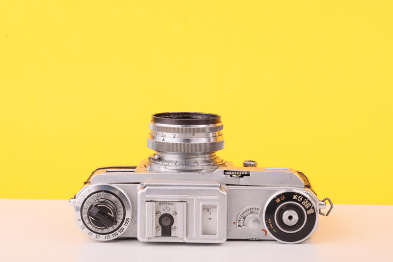 Kiev 4 Rangefinder 35mm Film Camera + Jupiter-8M 50mm f/2 Lens