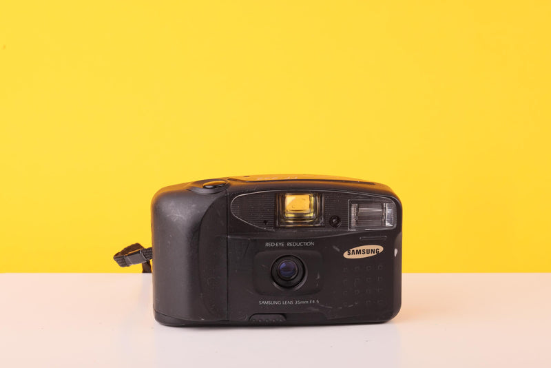 Samsung FF-222 35mm f/4.5 Focus Free Point and Shoot 35mm Film Camera
