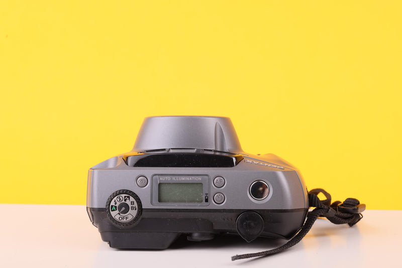Pentax Espio 160 35mm Film Camera Point and Shoot grey