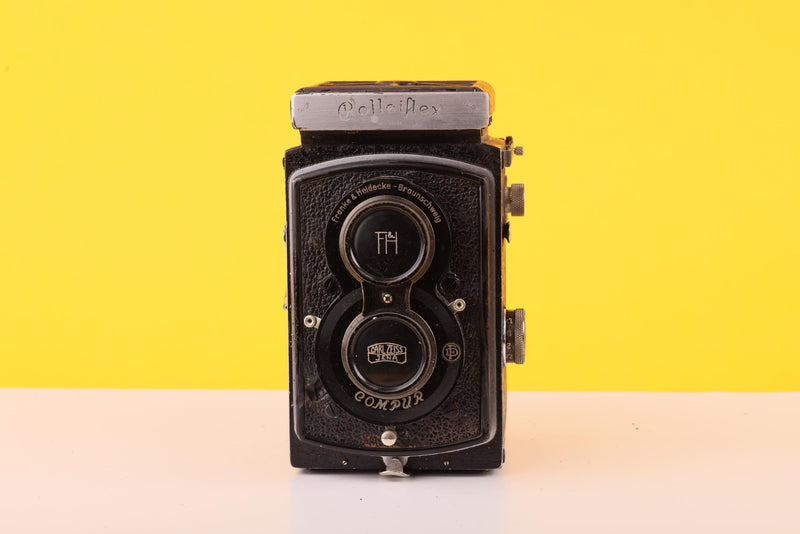 Rolleiflex Old Standard Model 621 120 film camera with Carl Zeiss Jena Tessar 75mm f/3.8