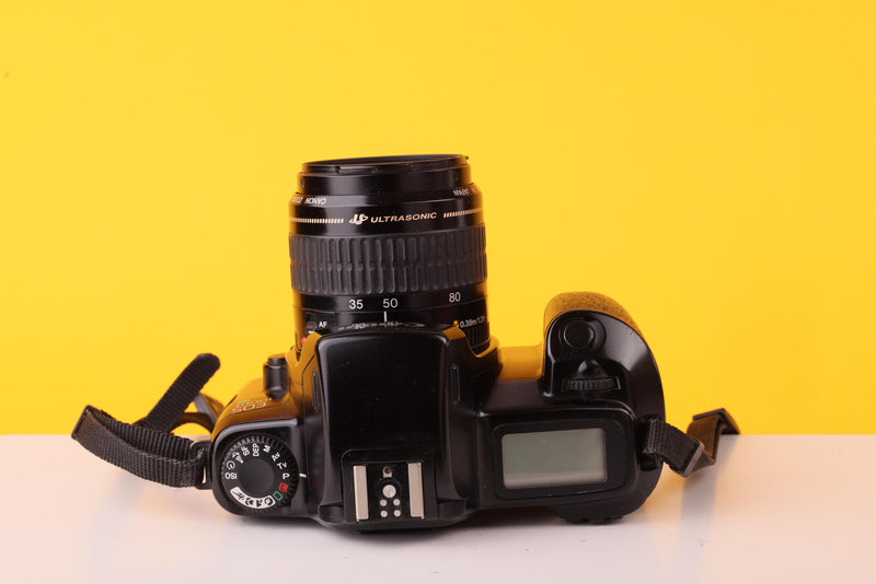 Canon EOS 1000F N 35mm SLR 35mm Film Camera + Canon EF 35-80mm f/4-5.6 Lens
