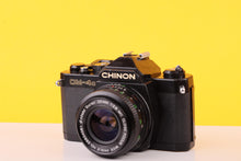 Load image into Gallery viewer, Chinon CM-4S 35mm SLR Film Camera + Vivitar 28mm f/2.8 Lens
