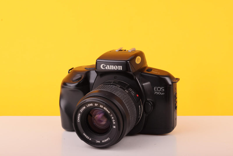 Canon EOS 750QD 35mm SLR 35mm Film Camera + Canon EF 35-80mm f/4-5.6 III Lens