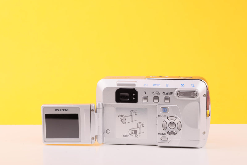 Pentax Optio 33LF 3.2MP Compact Digital Camera – 3x Optical Zoom – Flip LCD
