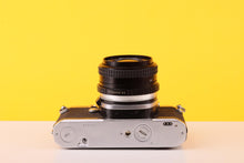 Load image into Gallery viewer, Pentax ME 35mm SLR Film Camera + Miranda 28mm f/2.8 Lens
