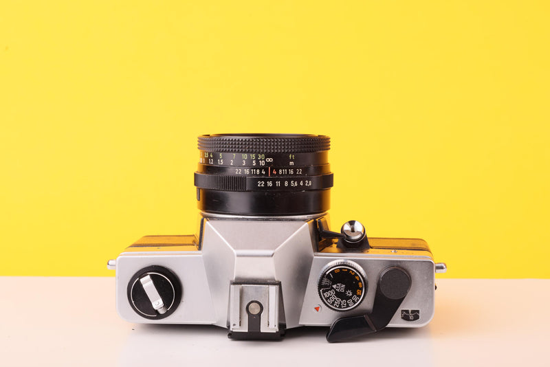 Praktica MTL 50 35mm SLR Film Camera with Carl Zeiss Jena Tessar 50mm f/2.8