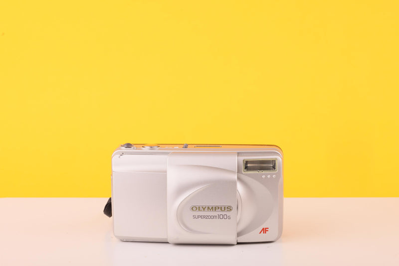 Olympus Superzoom 100G 38-100mm Lens 35mm Point & Shoot Film Camera