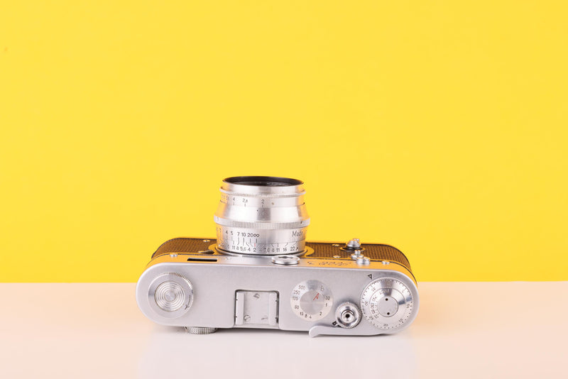 FED 3 35mm Rangefinder 35mm Film Camera with Jupiter-8 50mm f/2 Lens