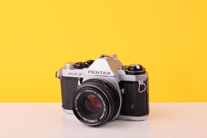 Pentax ME F 35mm SLR Film Camera + SMC Pentax-M 50mm f/1.7 Lens