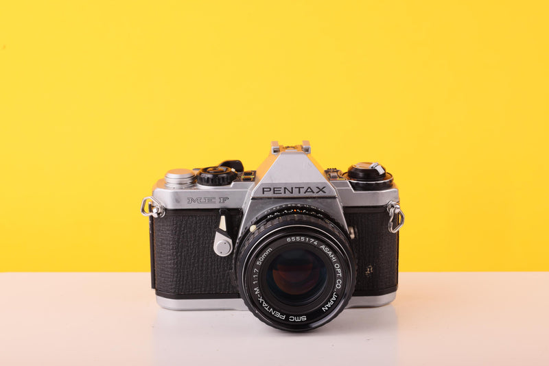 Pentax ME F 35mm SLR Film Camera + SMC Pentax-M 50mm f/1.7 Lens