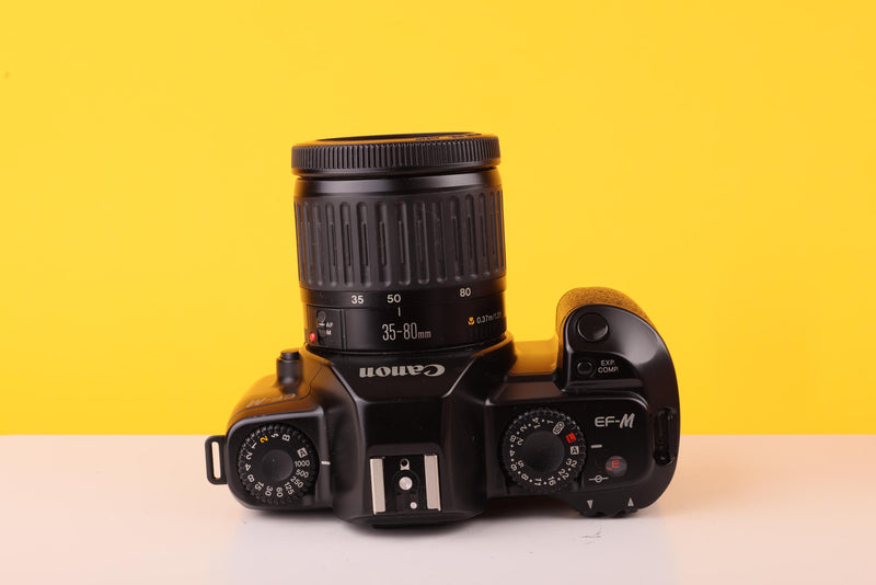 Canon EF-M 35mm SLR Film Camera with Canon EF 35-80mm f/4-5.6 zoom Lens