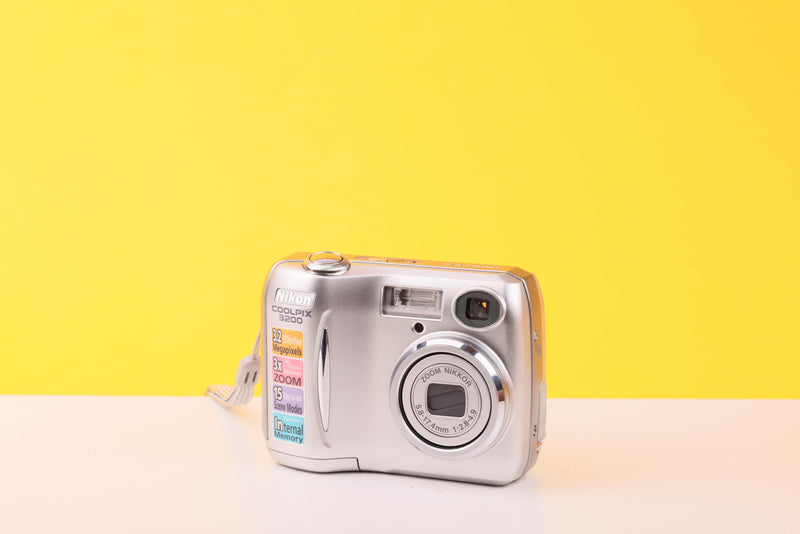 Nikon Coolpix 3200 3.2MP Digital Compact Camera – 3x Optical Zoom