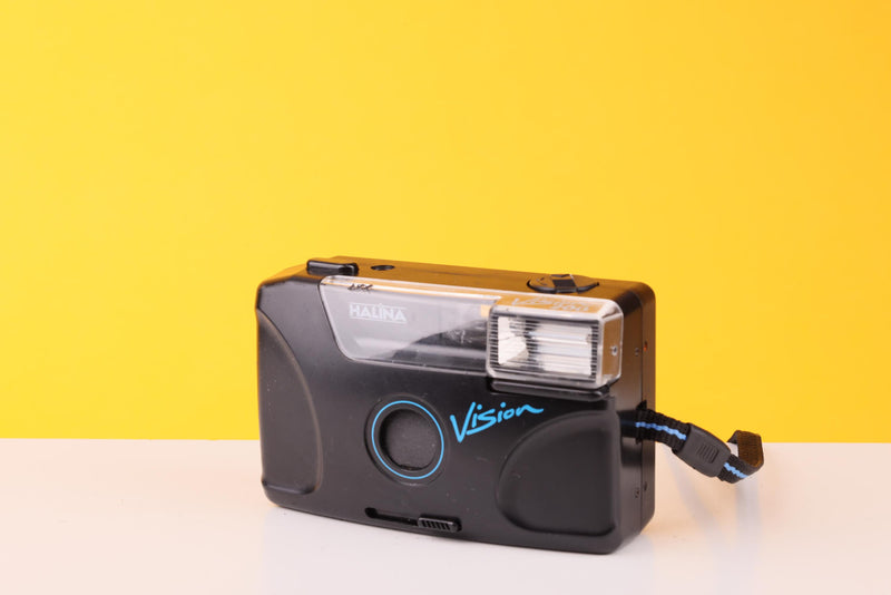 Halina Vision 200 35mm Point And Shoot Film Camera – Built-In Flash