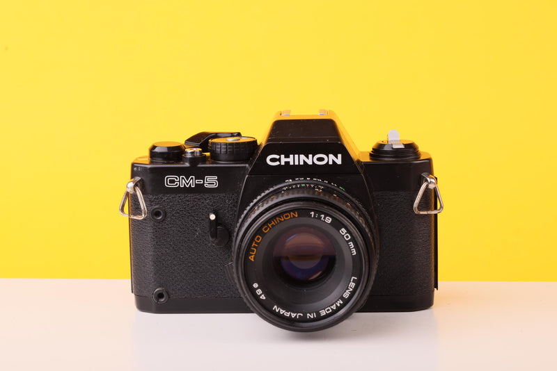 Chinon CM-5 35mm SLR with Auto Chinon 50mm f/1.9 Lens