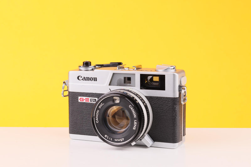Canon Canonet QL19 G-III 35mm Rangefinder Film Camera with 40mm f/1.7 Lens