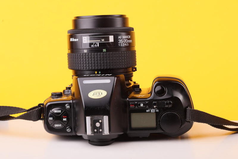 Nikon AF F-801 SLR 35mm Autofocus SLR + AF Nikkor 35–70mm Lens