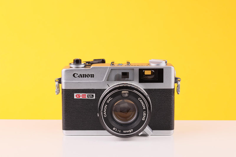 Canon Canonet QL19 G-III 35mm Rangefinder Film Camera with 40mm f/1.7 Lens