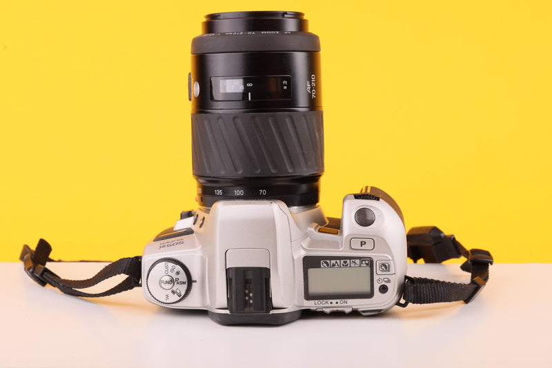 Minolta Dynax 505si Super 35mm Film SLR Camera with AF 70-210mm f/4.5-5.6 Zoom Lens Tested