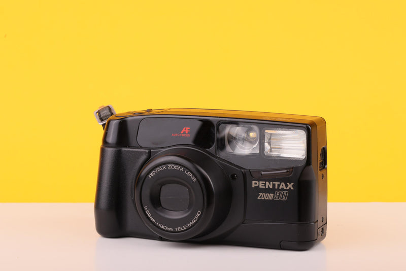 Pentax Zoom 90 35mm Point And Shoot Film Camera