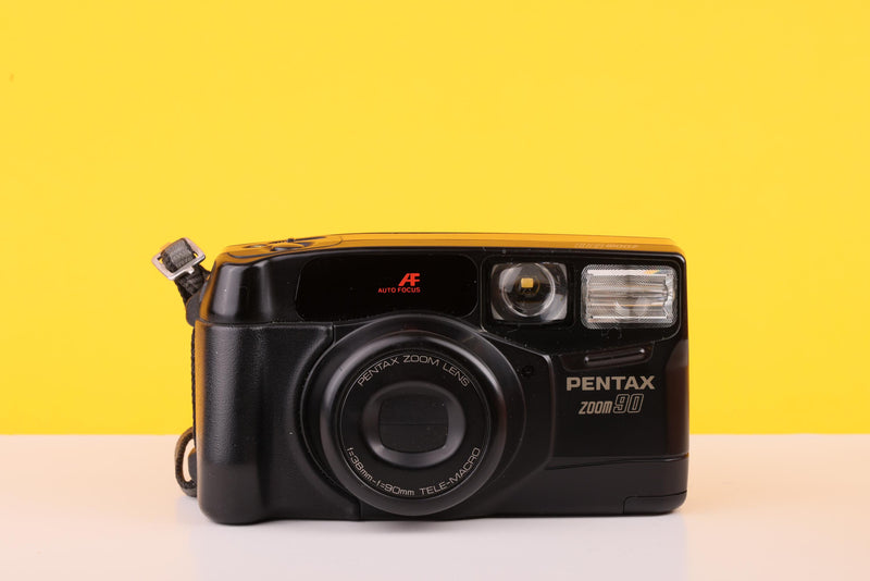 Pentax Zoom 90 35mm Point And Shoot Film Camera