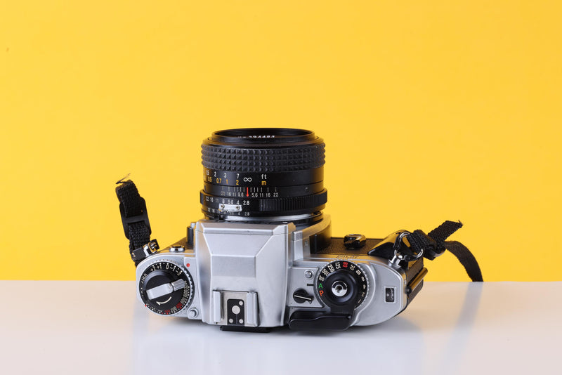 Nikon FG 35mm SLR Film Camera with Itorex MC 28mm f/2.8 Lens