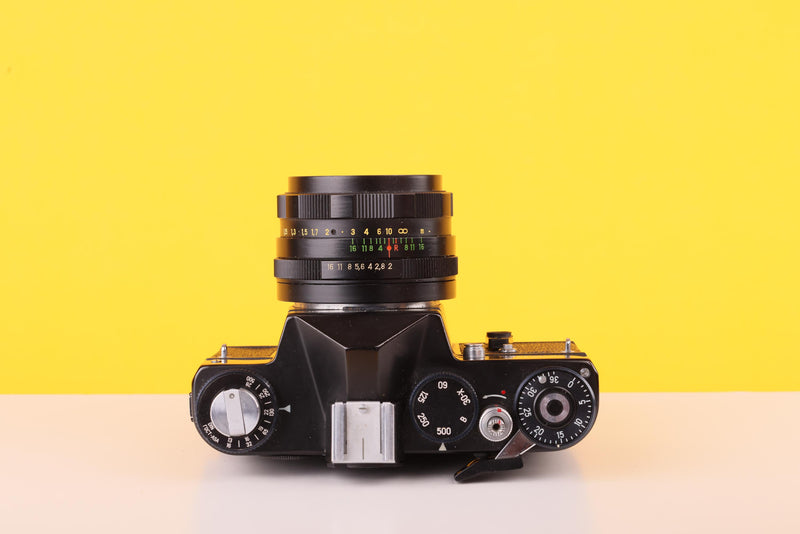 Zenit TTL 35mm SLR 35mm Film Camera with Helios-44M 58mm f/2 Lens