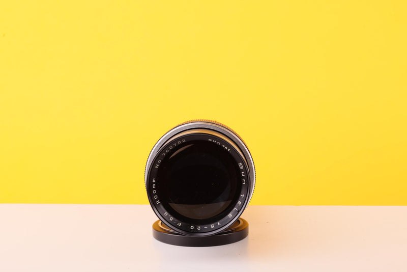 Sun Tele YS-20 200mm f/3.9 Manual Focus Telephoto Lens with Case M42 Mount