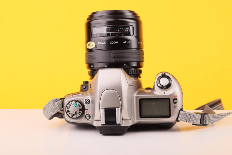 Nikon F65 35mm SLR Film Camera with Sigma 28–70mm f/3.5–4.5 Zoom Lens