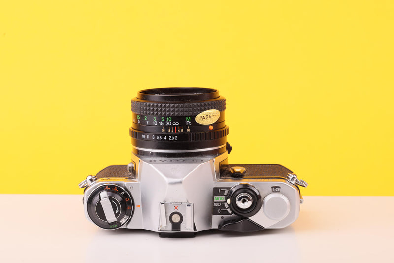 Pentax ME 35mm SLR Film Camera with Miranda 50mm f/2 Lens