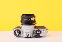 Load image into Gallery viewer, Pentax ME 35mm SLR Film Camera with Miranda 50mm f/2 Lens
