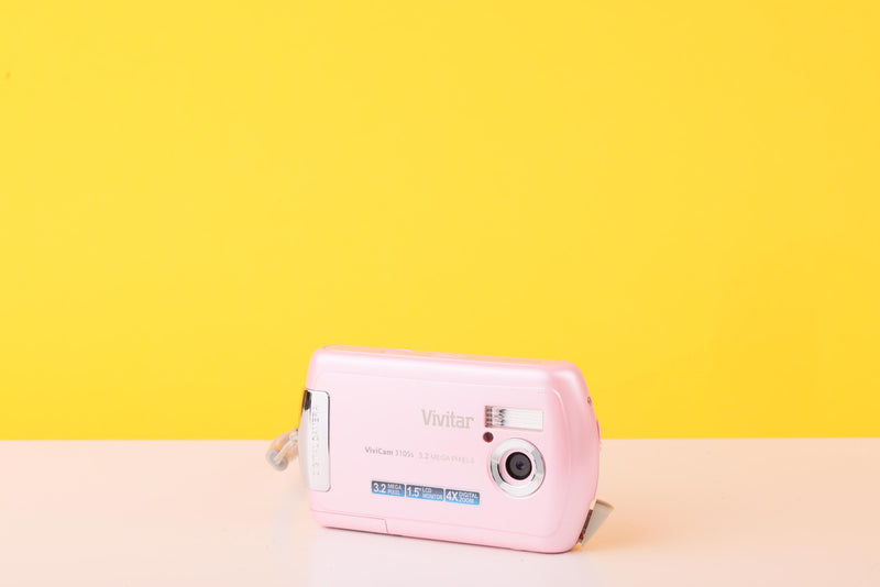 Vivitar ViviCam 3105s 3.2MP Compact Digital Camera Pink 4x Digital Zoom