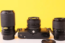 Load image into Gallery viewer, Praktica BC1 Electronic 35mm SLR Film Camera &amp; Lens Kit - boxed
