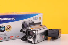 Load image into Gallery viewer, Panasonic SDR-H80 HDD Compact Camcorder 70x Optical Zoom 60GB Silver
