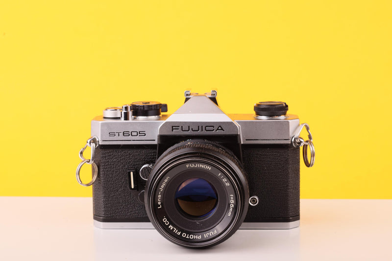 Fujica ST605 35mm SLR Film Camera with Fujinon 55mm f/2.2 Lens