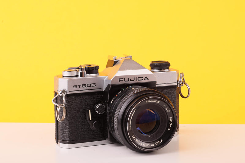 Fujica ST605 35mm SLR Film Camera with Fujinon 55mm f/2.2 Lens