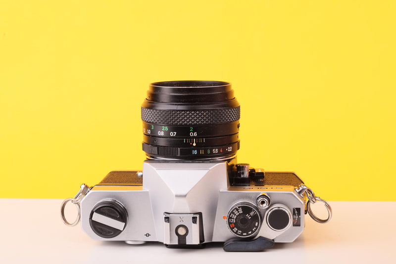 Fujica ST605 35mm SLR Film Camera with Fujinon 55mm f/2.2 Lens