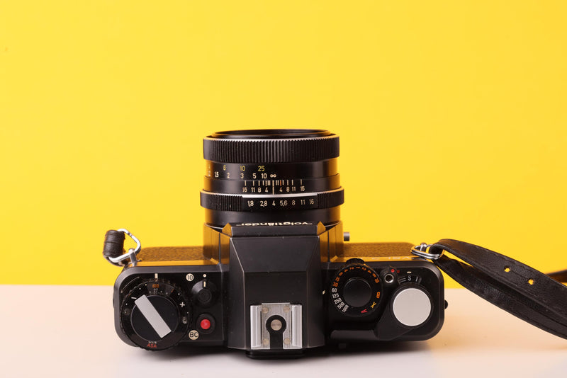 Voigtlander VSL 3-E 35mm SLR Film Camera with Color-Ultron 50mm f/1.8 Lens